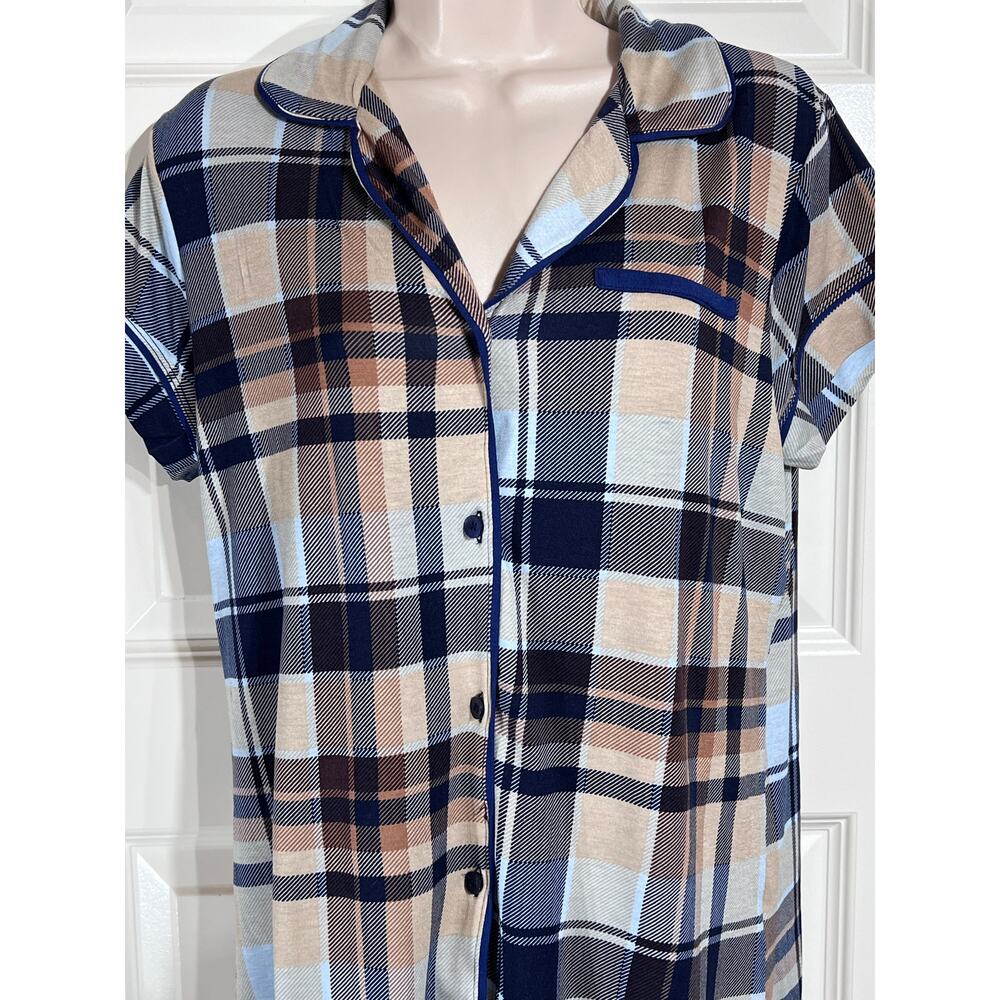 Hale Bob Plaid Pajama Set / Sleepwear, Women's Size XS, - Picture 3 of 8